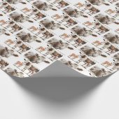 Kühe und Kälber Geschenkpapier (Ecke)