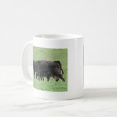 Kühe und Kälber Kaffeetasse (Vorderseite Links)