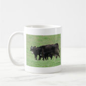 Kühe und Kälber Kaffeetasse (Links)