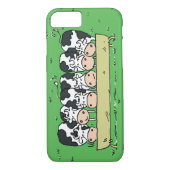 Kühe und Katzen im Feld eines Bauern Case-Mate iPhone Hülle (Rückseite)
