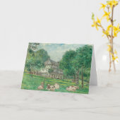 Kühe von Noon | Frederick Carl Frieseke Karte (Gelbe Blume)