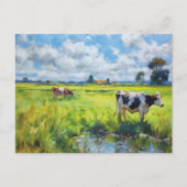 Kühe Weiden am Havel Postkarte (Vorderseite)