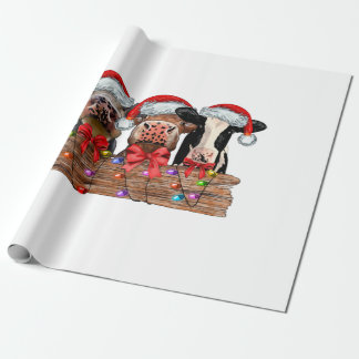 Kühe Weihnachten Geschenkpapier