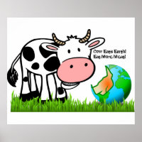 Kühe zerstören die Erde! Essen Sie mehr Fleisch!