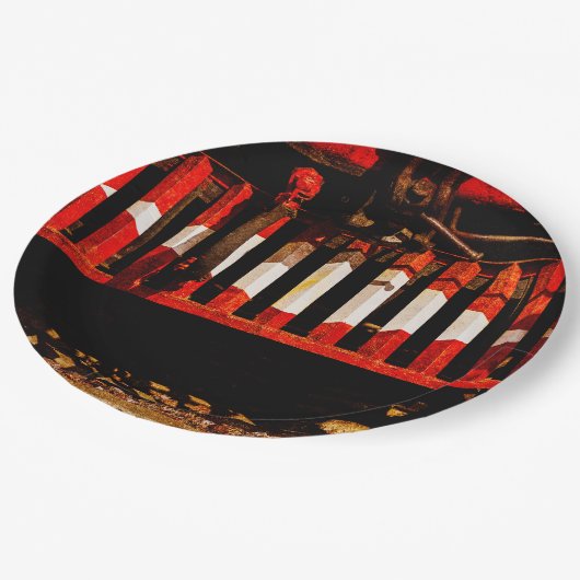 Kuhfänger Pappteller (Schrägansicht)