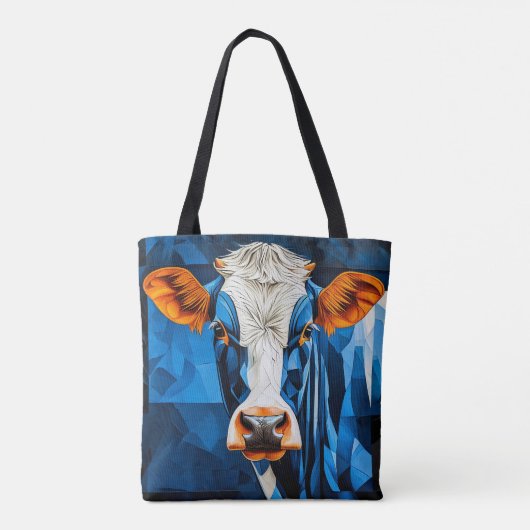 Kuhfarbglas Tasche (Rückseite)