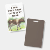 Kuhfarm Ausweis (Front & Back)