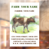 Kuhfarm Fensteraufkleber (Blatt 2)