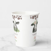 Kuhfarm Gender Reveal Paper Cup Pappbecher (Links)
