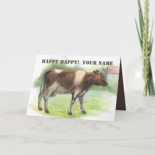 Kuhfarm Karte (Vorderseite)