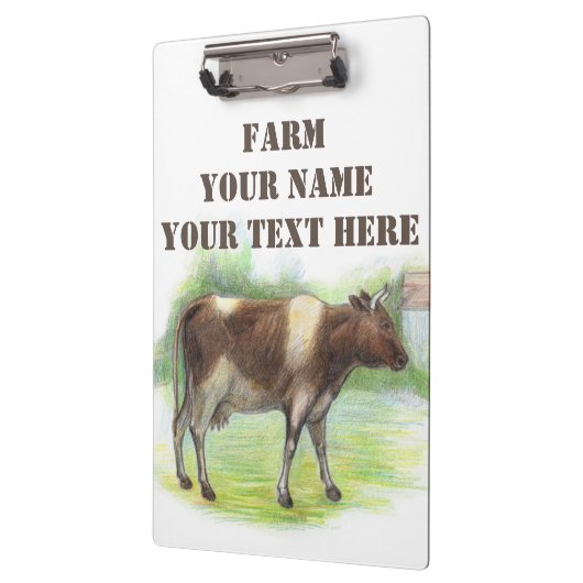 Kuhfarm Klemmbrett (Links)