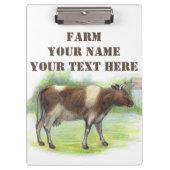 Kuhfarm Klemmbrett (Vorderseite)