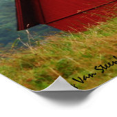 Kuhfarm Landschaftsdruck Poster (Ecke)