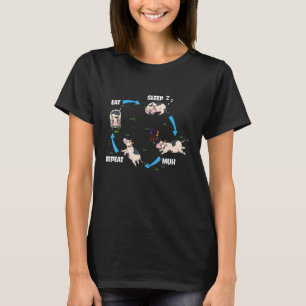 Kuhfarm Leben Tier Farmer Kuhflüsterer T-Shirt