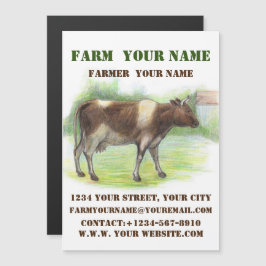 Kuhfarm Magnetkarte