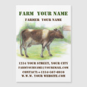 Kuhfarm Magnetkarte (Vorderseite)