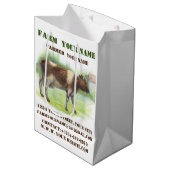 Kuhfarm Mittlere Geschenktüte (Vorderseite Schrägansicht)