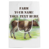 Kuhfarm Mittlere Geschenktüte (Rückseite)