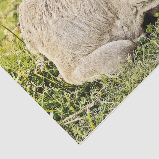 Kuhfarm Rustikale Landentfernung Seidenpapier (Ausschnitt)