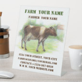 Kuhfarm Sockelschild (In Situ)