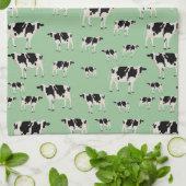 Kuhfarm Tiermuster Geschirrtuch (Gefaltet)