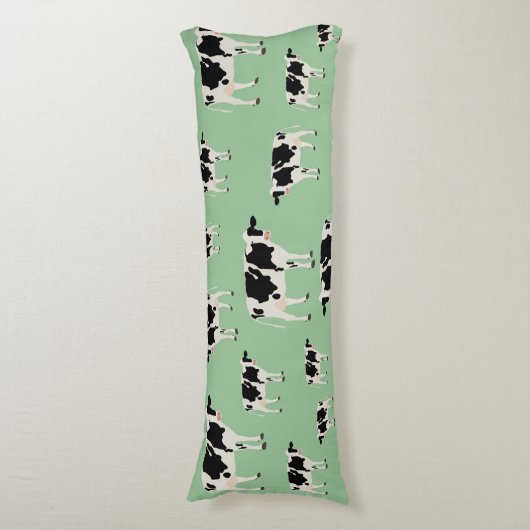 Kuhfarm Tiermuster Seitenschläferkissen (Vorderseite Vertikal)