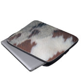 Kuhfell Laptopschutzhülle (Vorne Knopf)