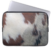 Kuhfell Laptopschutzhülle (Vorderseite)