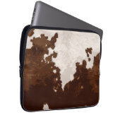Kuhfell Laptopschutzhülle (Vorne Rechts)