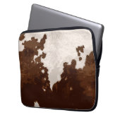 Kuhfell Laptopschutzhülle (Vorderseite Links)
