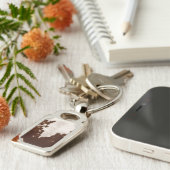 Kuhfell Schlüsselanhänger (Seite)