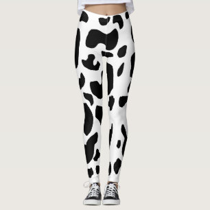 Kuhflecken-Leggings Leggings