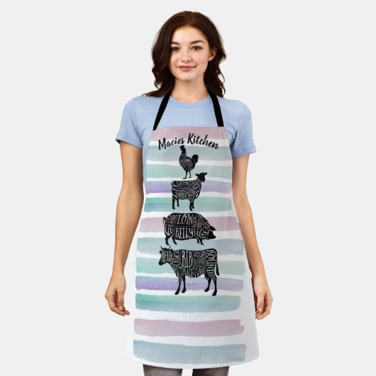 Kuhfleisch Fleisch von Hühnerfleisch von Kühen, Sc Schürze (Getragen)