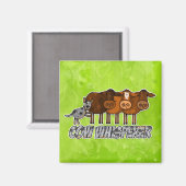 Kuhflüster Magnet (Vorderseite/Rückseite)