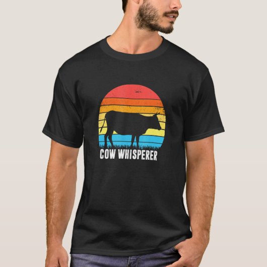 Kuhflüsterer-Hof-Sprüche T-Shirt (Vorderseite)