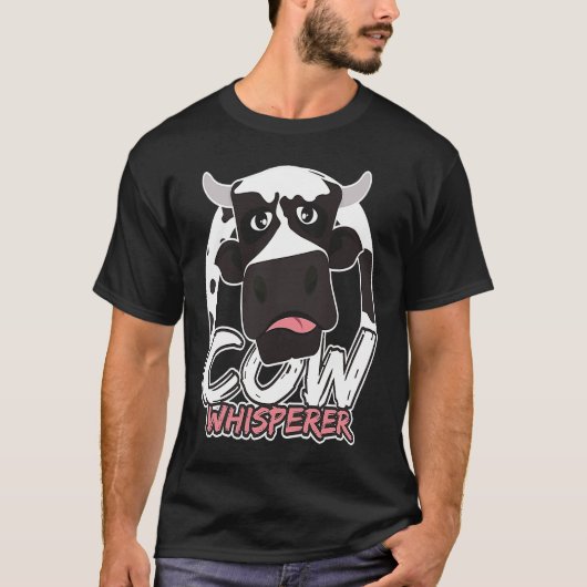 Kuhflüsterer Vintage Farmer T-Shirt (Vorderseite)