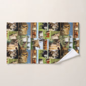 Kuhfoto-Collage, Badhandtuch Set (Handtuch)