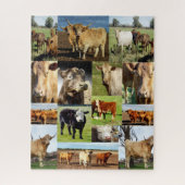 Kuhfoto-Collage, Puzzle (Vertikal)