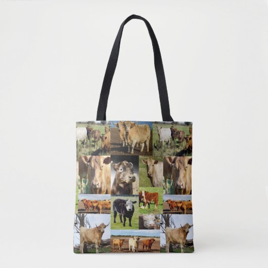 Kuhfoto-Collage, Tasche (Vorderseite)