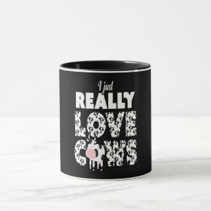 Kuhgeschenk I Just Echte Liebe Kühe Lover Gesche Tasse