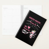 Kuhgeschenk | Knock Knock Joke Kühe gehen Kühe, we Planer (Anzeige)