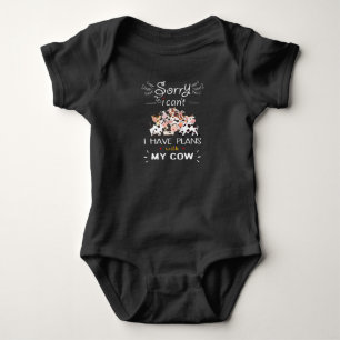 Kuhgeschenk Tut mir leid, ich habe Pläne mit mei Baby Strampler