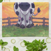 Kuhgeschenke und -zubehör geschirrtuch (Gefaltet)