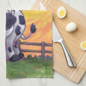 Kuhgeschenke und -zubehör geschirrtuch (Viertel Falte)