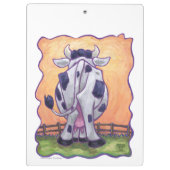 Kuhgeschenke und -zubehör klemmbrett (Rückseite)