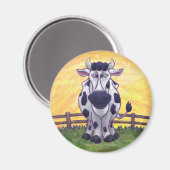 Kuhgeschenke und -zubehör magnet (Vorderseite/Rückseite)