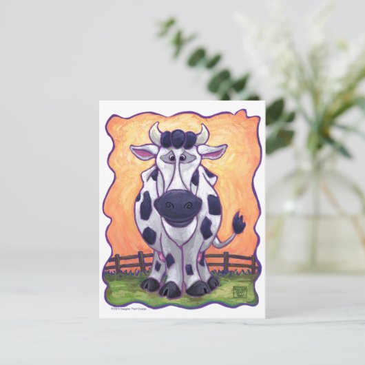 Kuhgeschenke und -zubehör postkarte (Stehend Vorderseite)