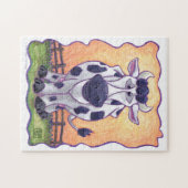 Kuhgeschenke und -zubehör puzzle (Horizontal)