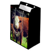 Kuhgeschenktasche Mittlere Geschenktüte (Rückseite Schrägansicht)