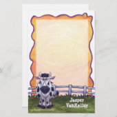 Kuhgeschirr Briefpapier (Vorne/Hinten)